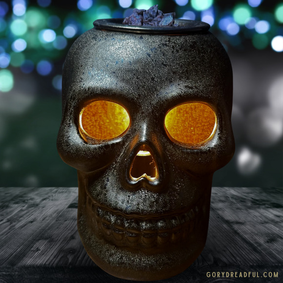 Plum Spooky Sizzling Room Salt Crystal Potpourri: Plum Patchouli Woods - Mini - Picture 3 of 7